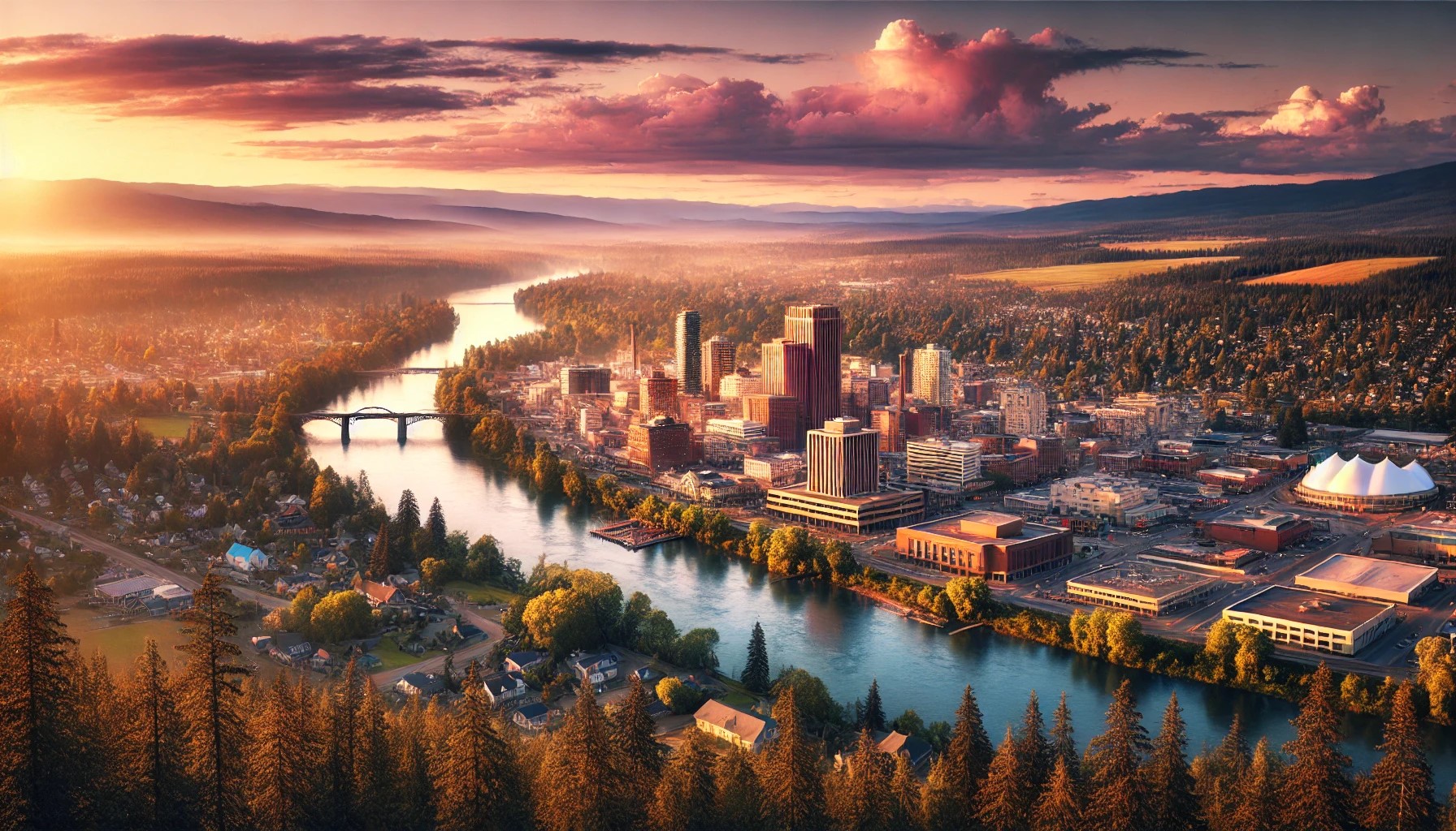 Forested setting near Prince George, ideal for addiction recovery.